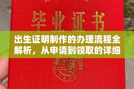 泰安出生证明制作的办理流程全解析，从申请到领取的详细指南